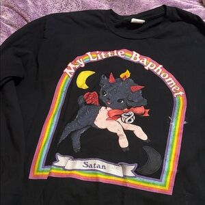 Goth My Little Baphomet Long Sleeved Tee
